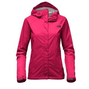 The North Face Hot Pink Women's Rain HyVent Venture Jacket Coat Layer Ski Snow